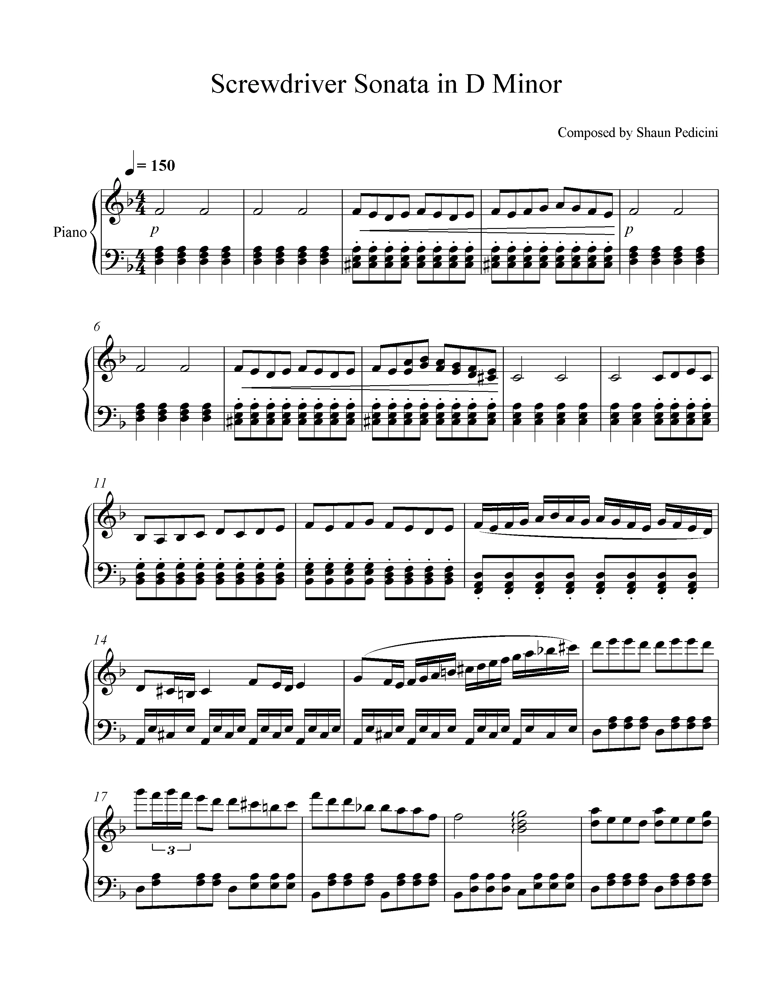 Screwdriver Sonata - Page 1