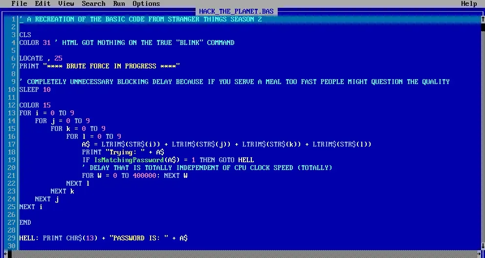 bruteforced-code