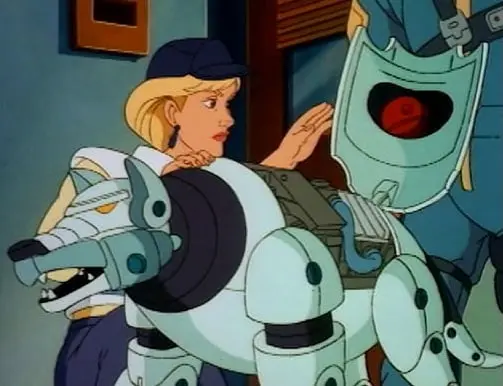 The robotic dog in the 80s C.O.P.S. animated cartoon.