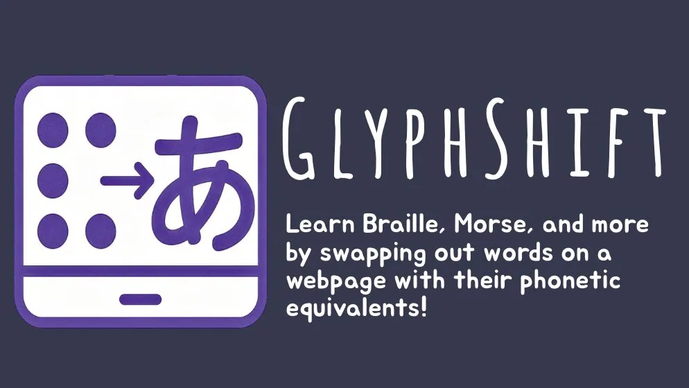 Screenshot of Glyphshift