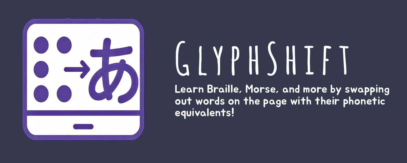 Glyphshift banner
