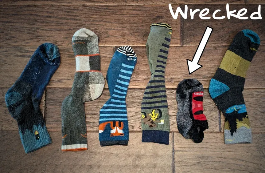Mismatched socks