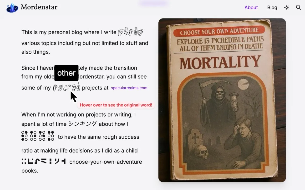 Multiple writing systems enabled