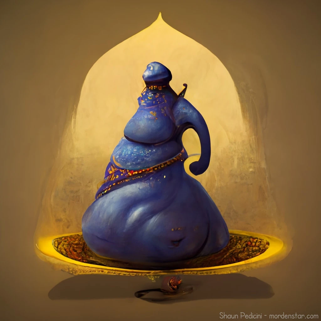 Why the Genie never wished to be a real boy